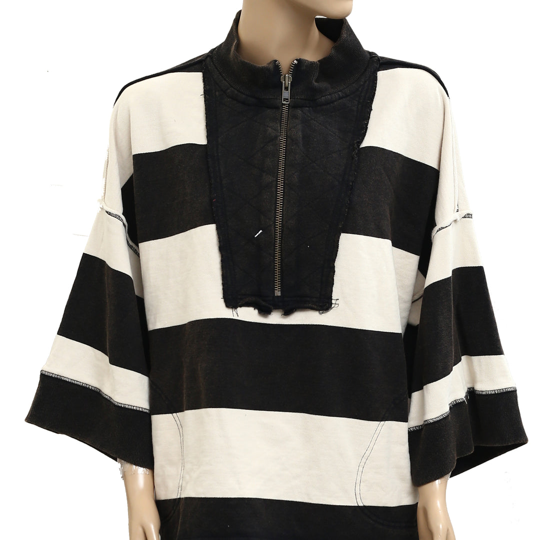 Free People We The Free Seaside Funnel Pullover Top