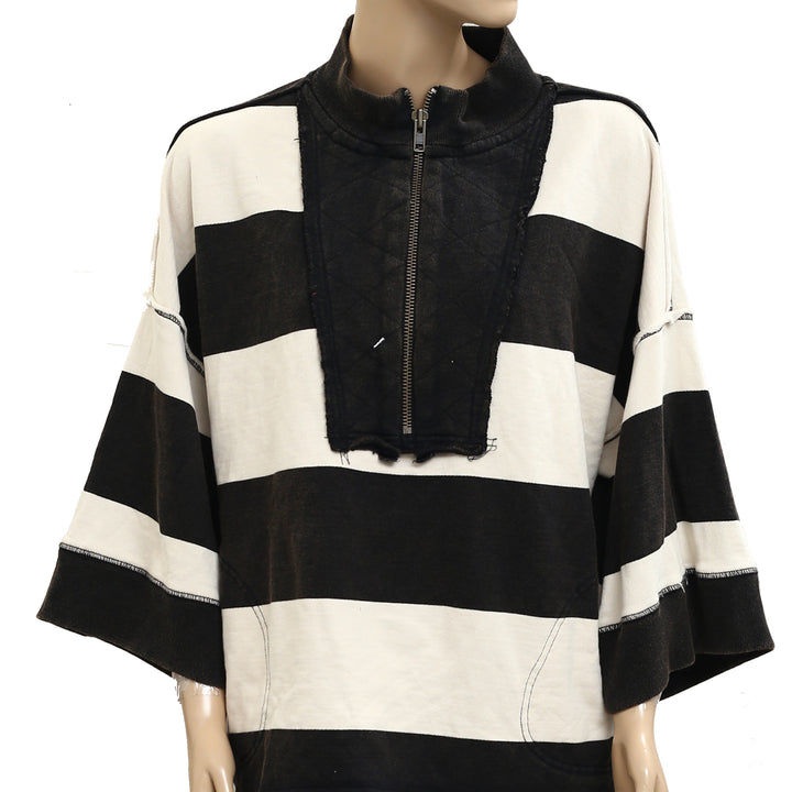 Free People We The Free Seaside Funnel Pullover Top