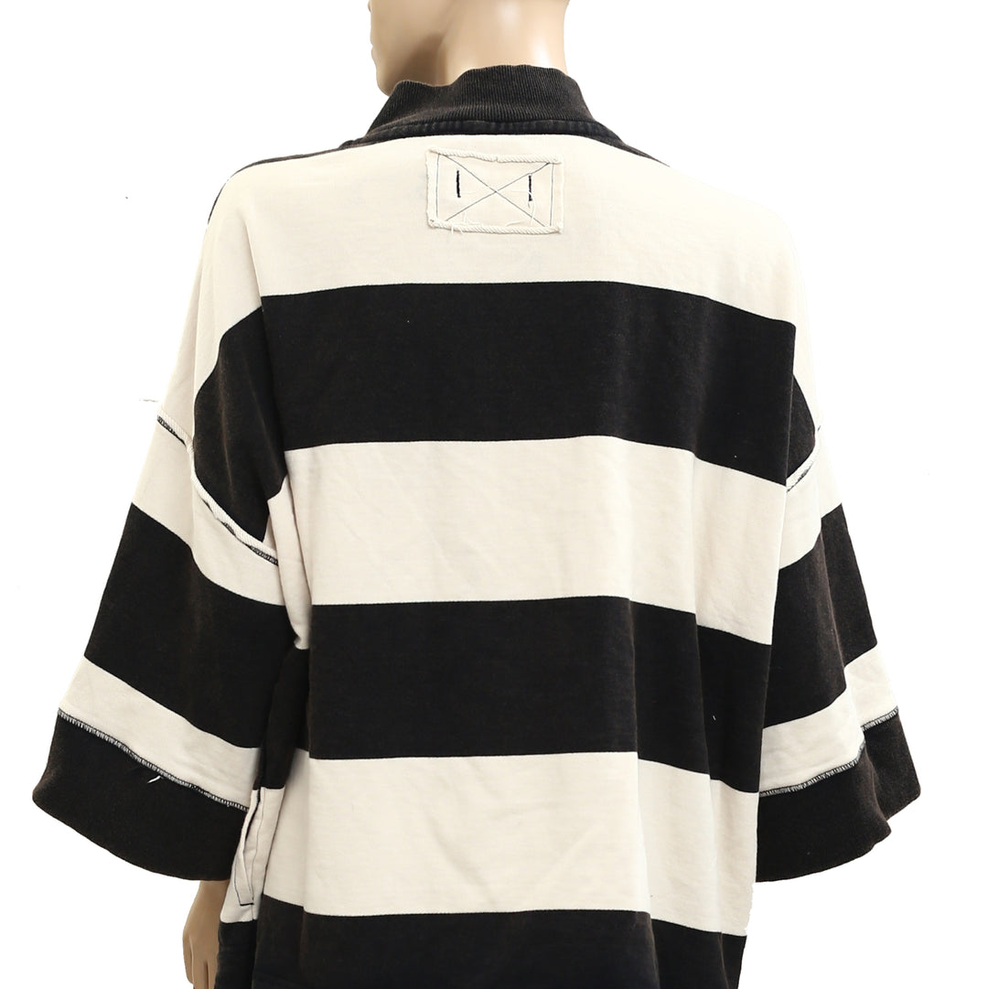 Free People We The Free Seaside Funnel Pullover Top