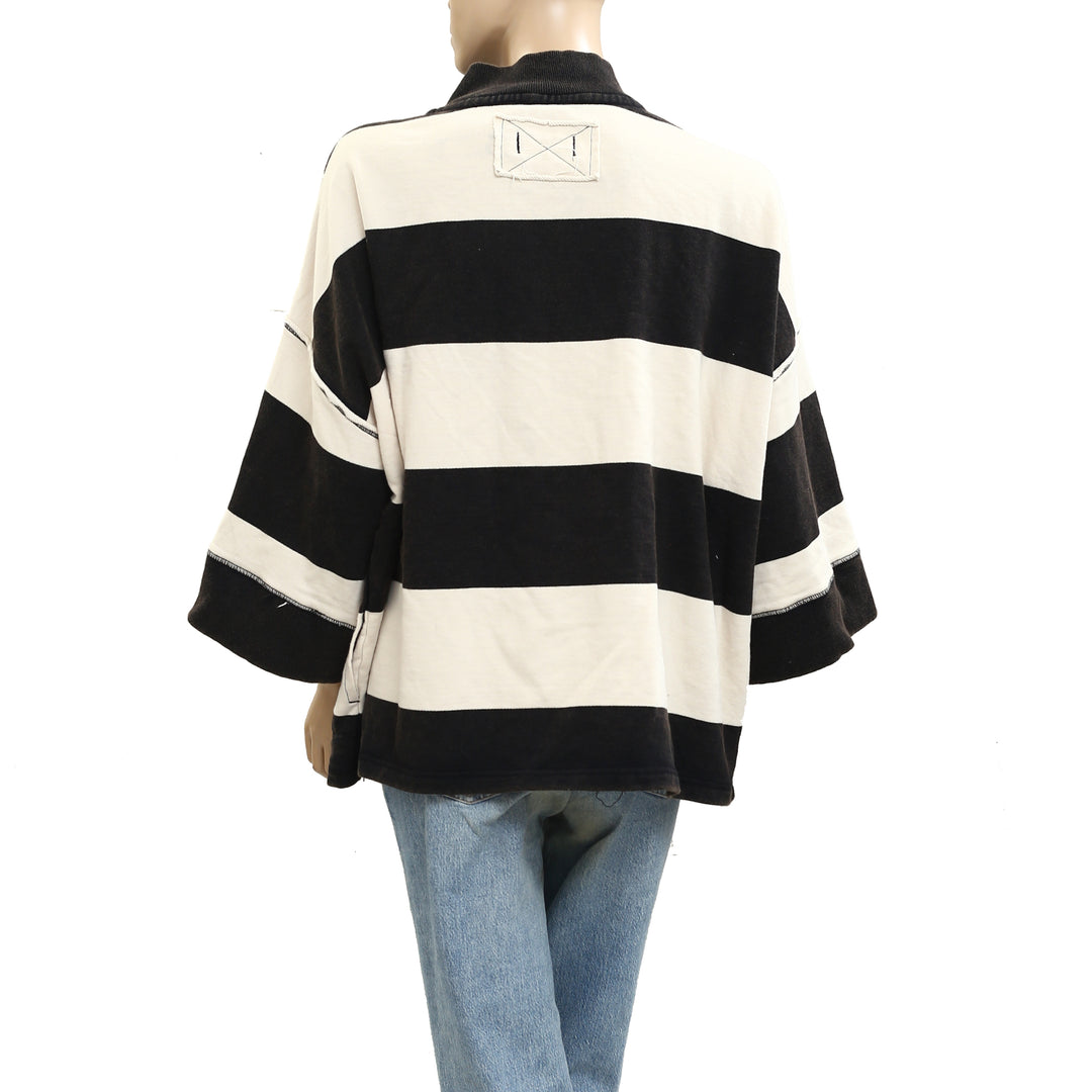 Free People We The Free Seaside Funnel Pullover Top