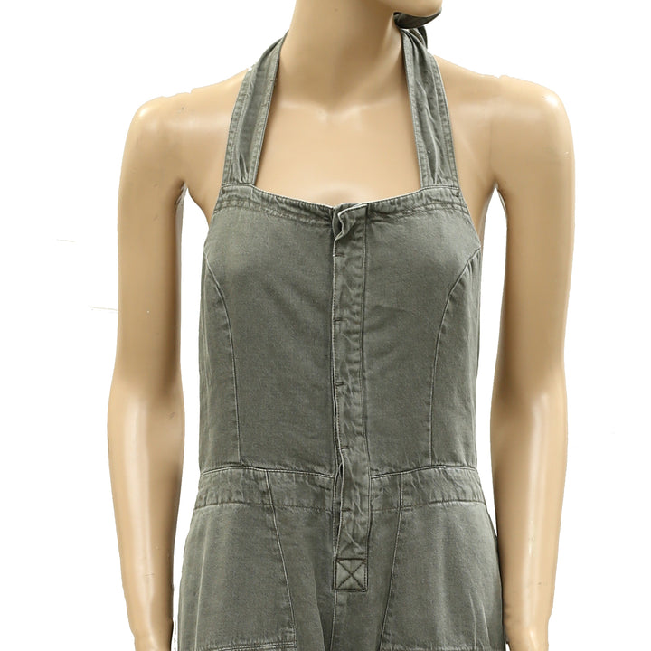 Free People Phoenix Solid Overalls Jumpsuit
