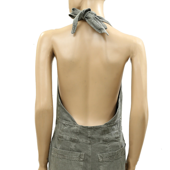 Free People Phoenix Solid Overalls Jumpsuit