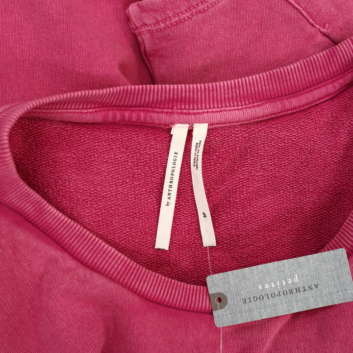 Anthropologie Kris Pleated Sweatshirt Top