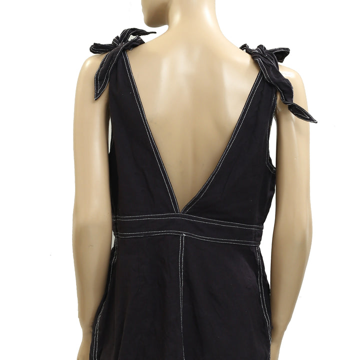 Free People London Town Overall Mini Dress