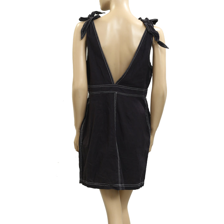 Free People London Town Overall Mini Dress