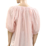 The Great The Smocked Sleep Blouse Top