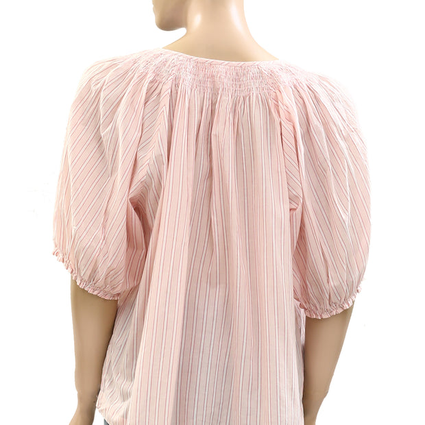 The Great The Smocked Sleep Blouse Top