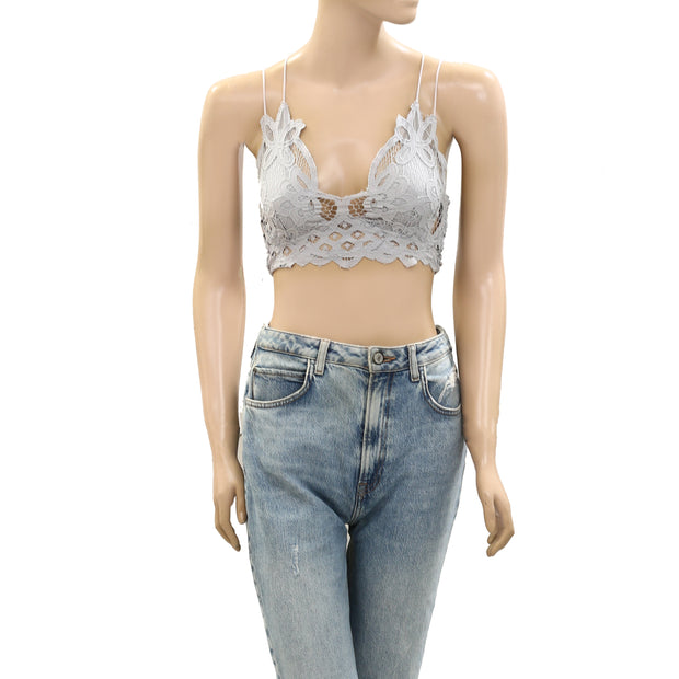 Free People FP One Adella Bralette Embroidered Cropped Top