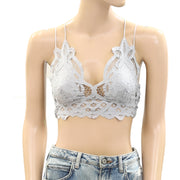 Free People FP One Adella Bralette Embroidered Cropped Top