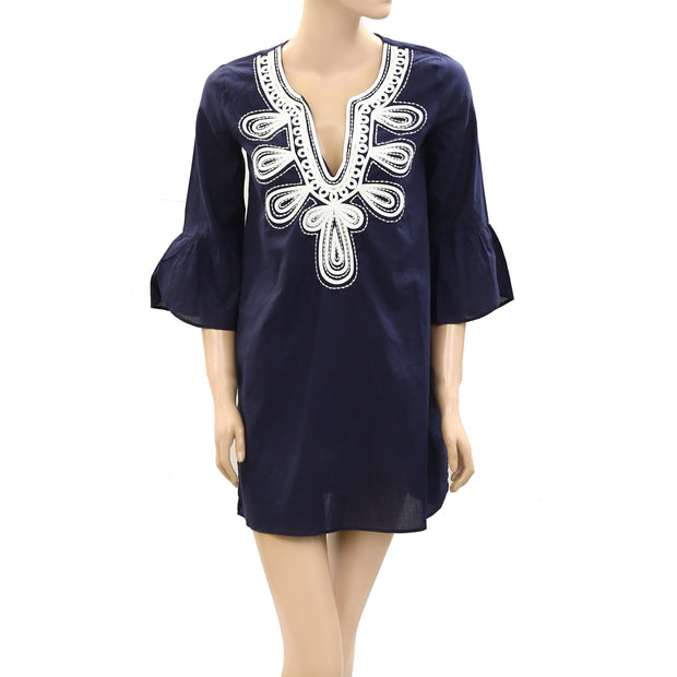 Lilly Pulitzer Piet Coverup Embroidered Tunic Dress