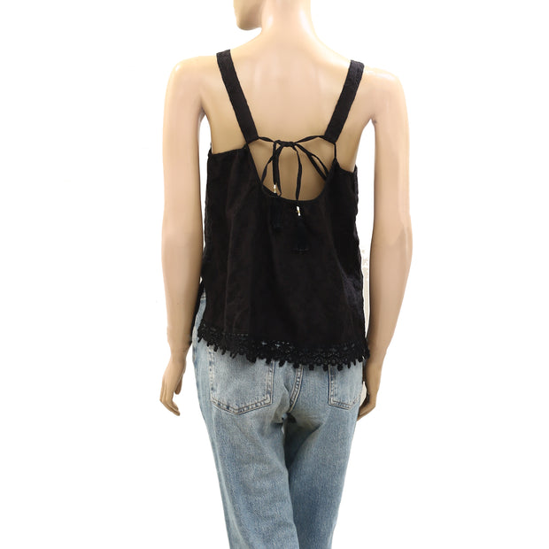 Odd Molly Anthropologie Embroidered Tank Blouse Top