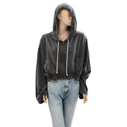 Free People Mix-Up Sweatshirt Hoodie Jacket Top