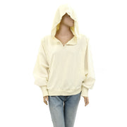 Anthropologie Pilcro Fabric Mix Hoodie Top