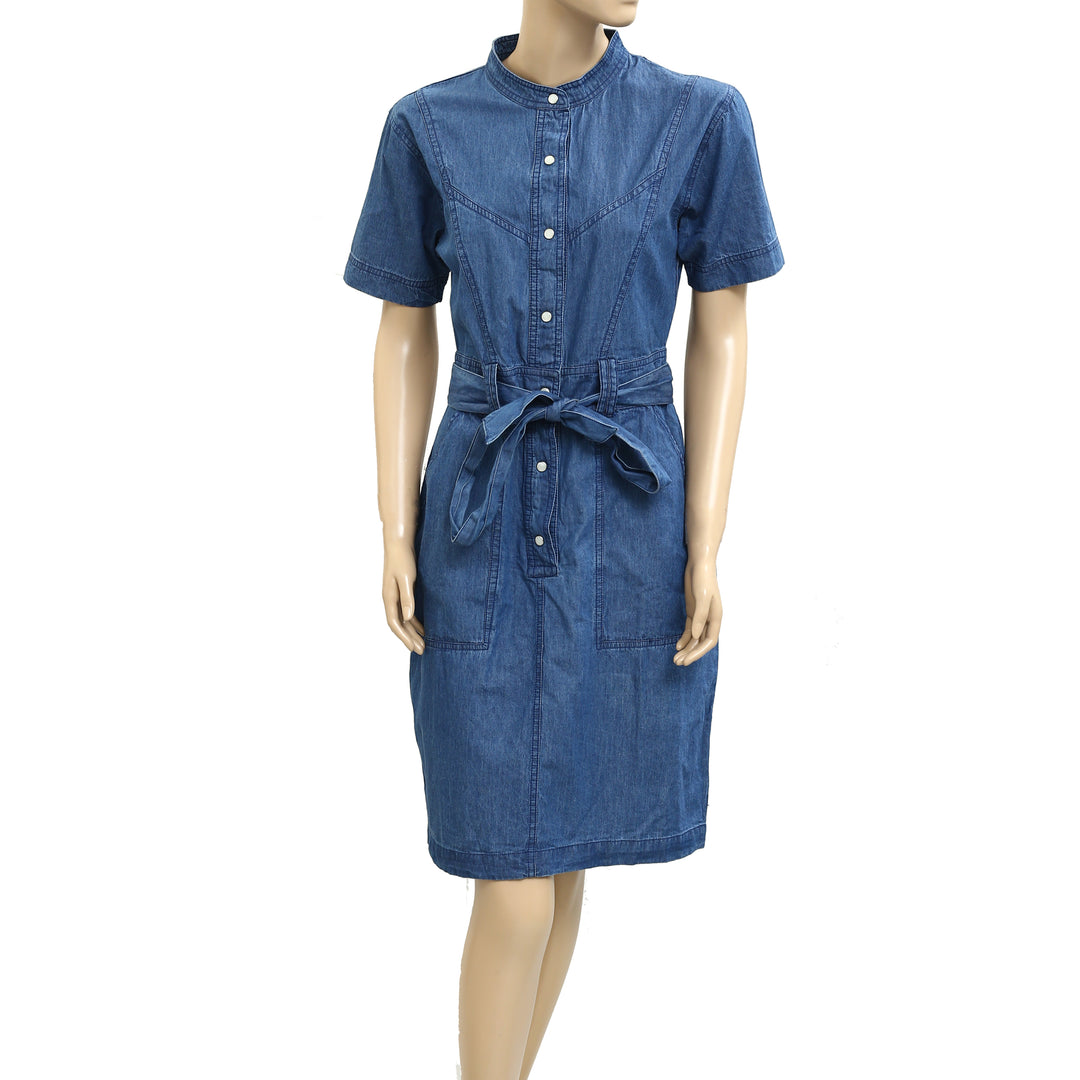 Aeropostale Denim Shift Mini Dress – White Chocolate Couture