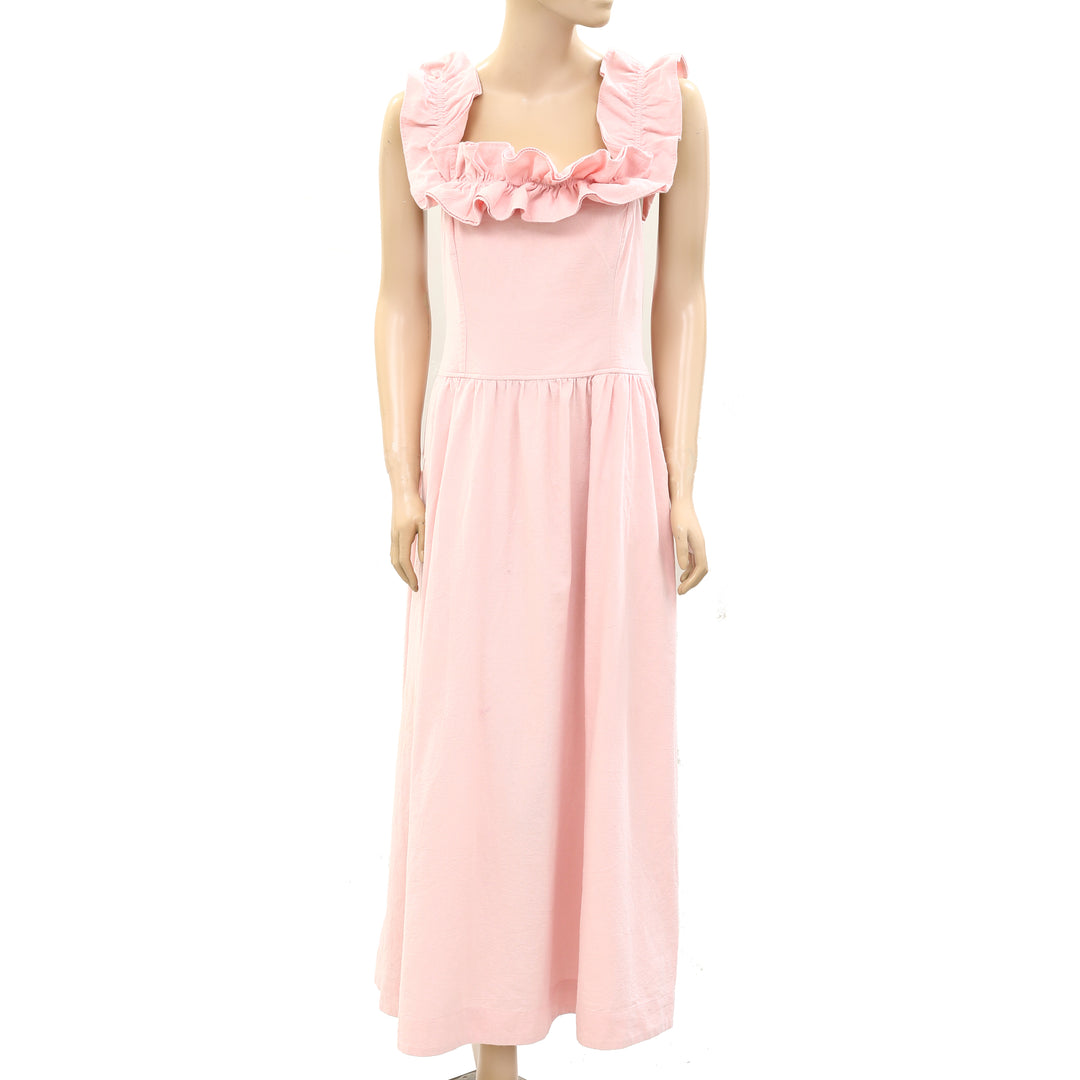 Free People Free Est Ruffle It Up Midi Dress White Chocolate Couture Free People Free Est Ruffle It Up Midi Dress White Chocolate Couture