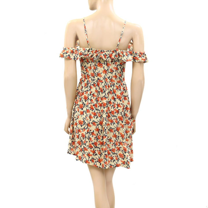 Pins & Needles Urban Outfitters Floral Printed Mini Dress