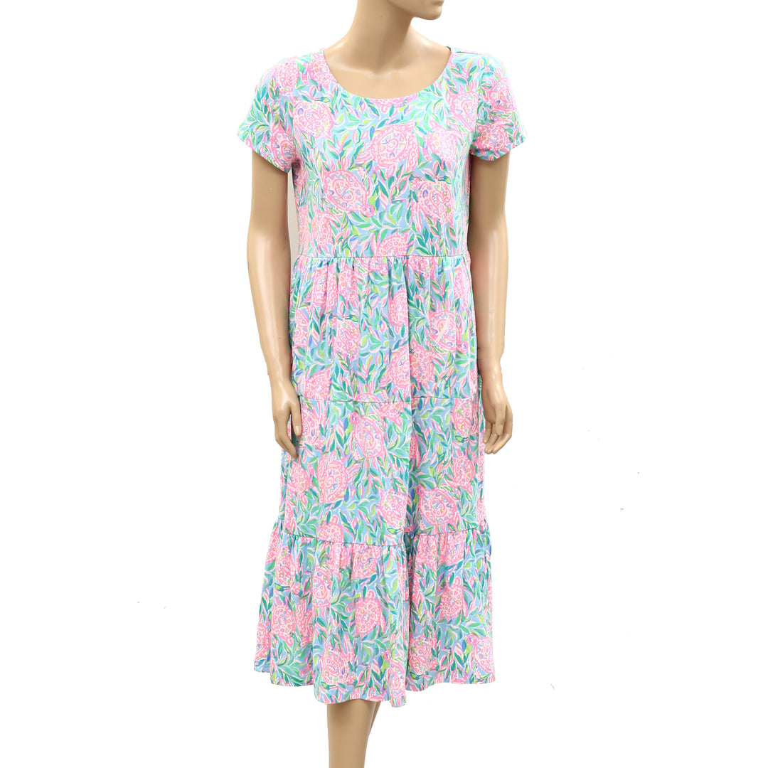 Lilly Pulitzer Geanna Swing Tiered Midi Dress