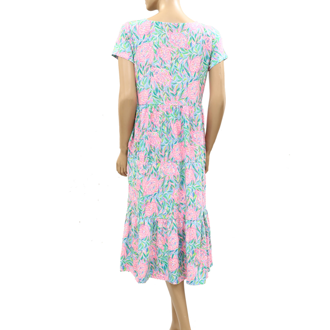 Lilly Pulitzer Geanna Swing Tiered Midi Dress