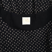 Des Petits Hauts Gabina Printed Tunic Mini Dress Black Clubwear