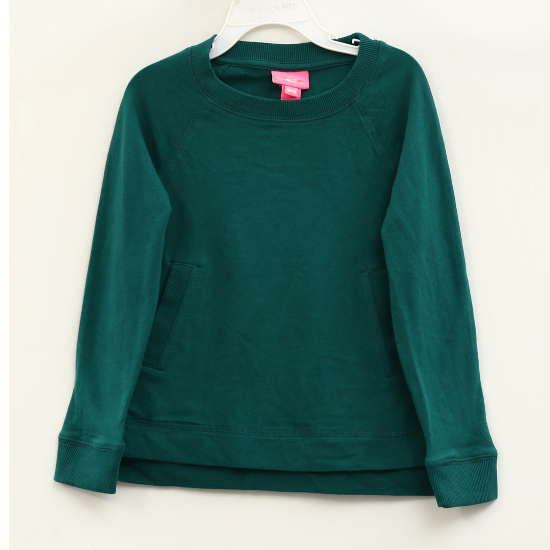Lilly Pulitzer Girls Luxletic Mini Beach Comber Sweatshirt