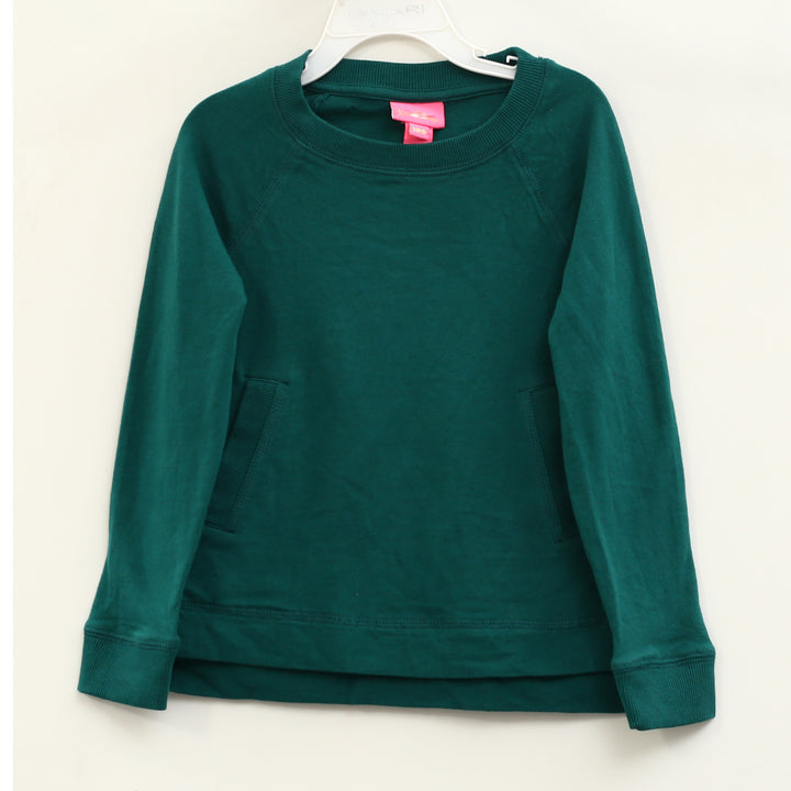 Lilly Pulitzer Girls Luxletic Mini Beach Comber Sweatshirt