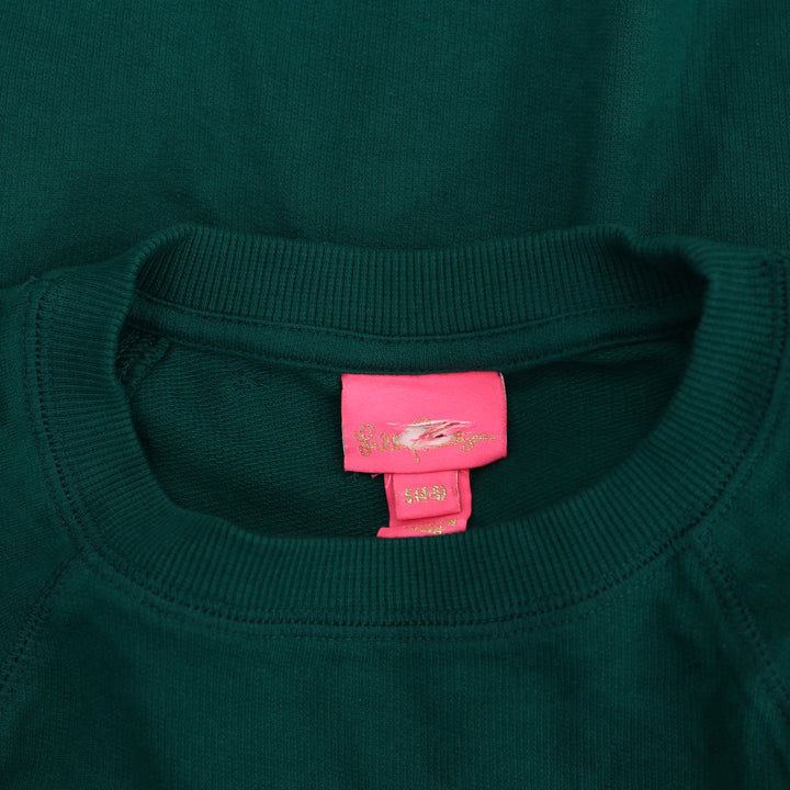 Lilly Pulitzer Girls Luxletic Mini Beach Comber Sweatshirt