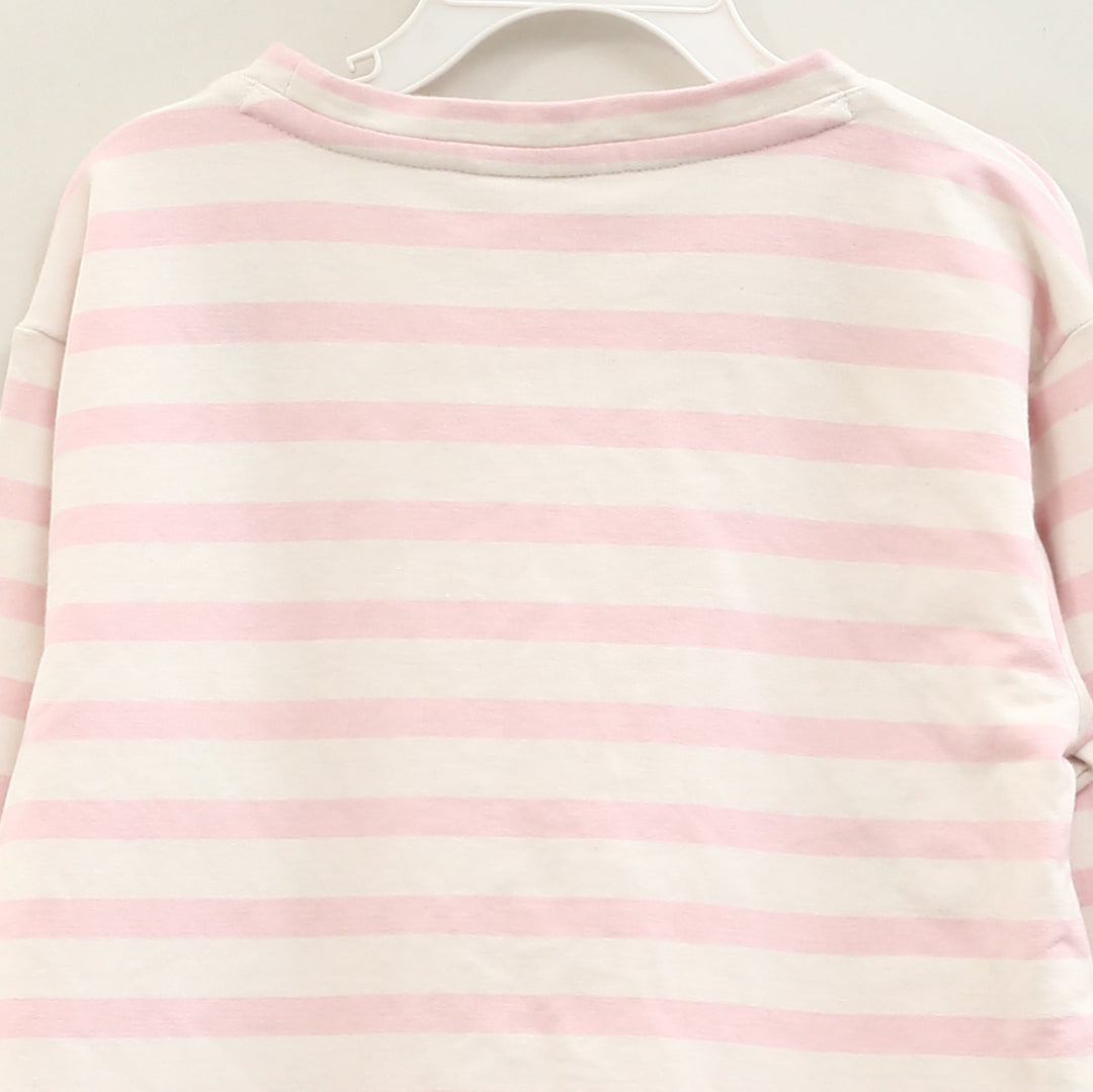 Lilly Pulitzer Mini Ballad Striped Embroidered Sweatshirt