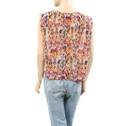 IRO Oroya Printed Blouse Top