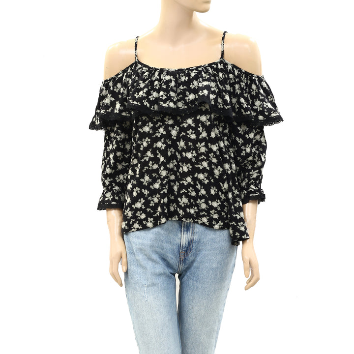 Denim & Supply Ralph Lauren Floral Printed Blouse Top