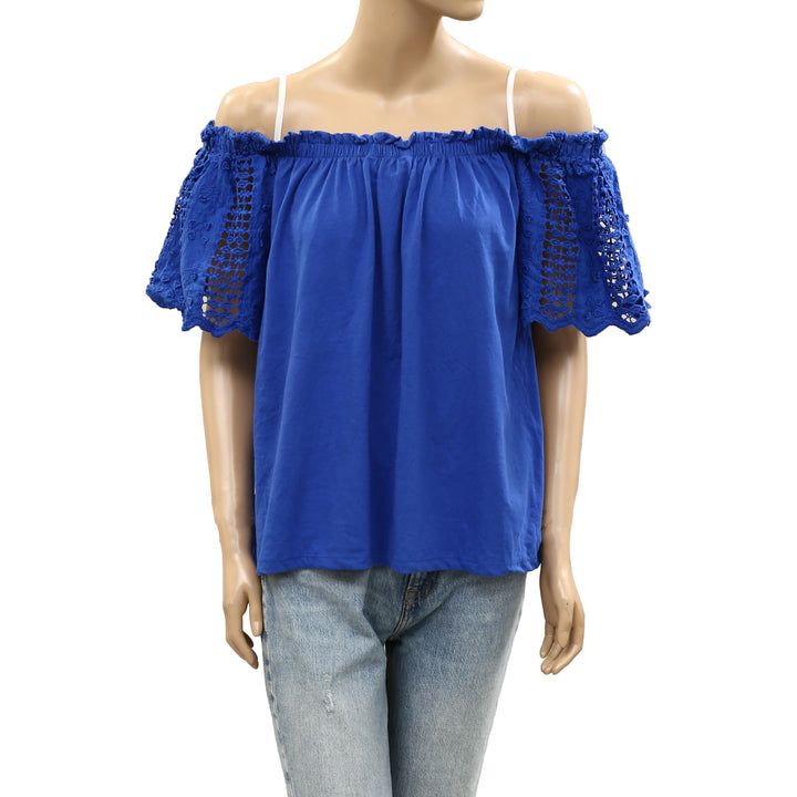 Lilly Pulitzer Fayette Off-The-Shoulder Blouse Top