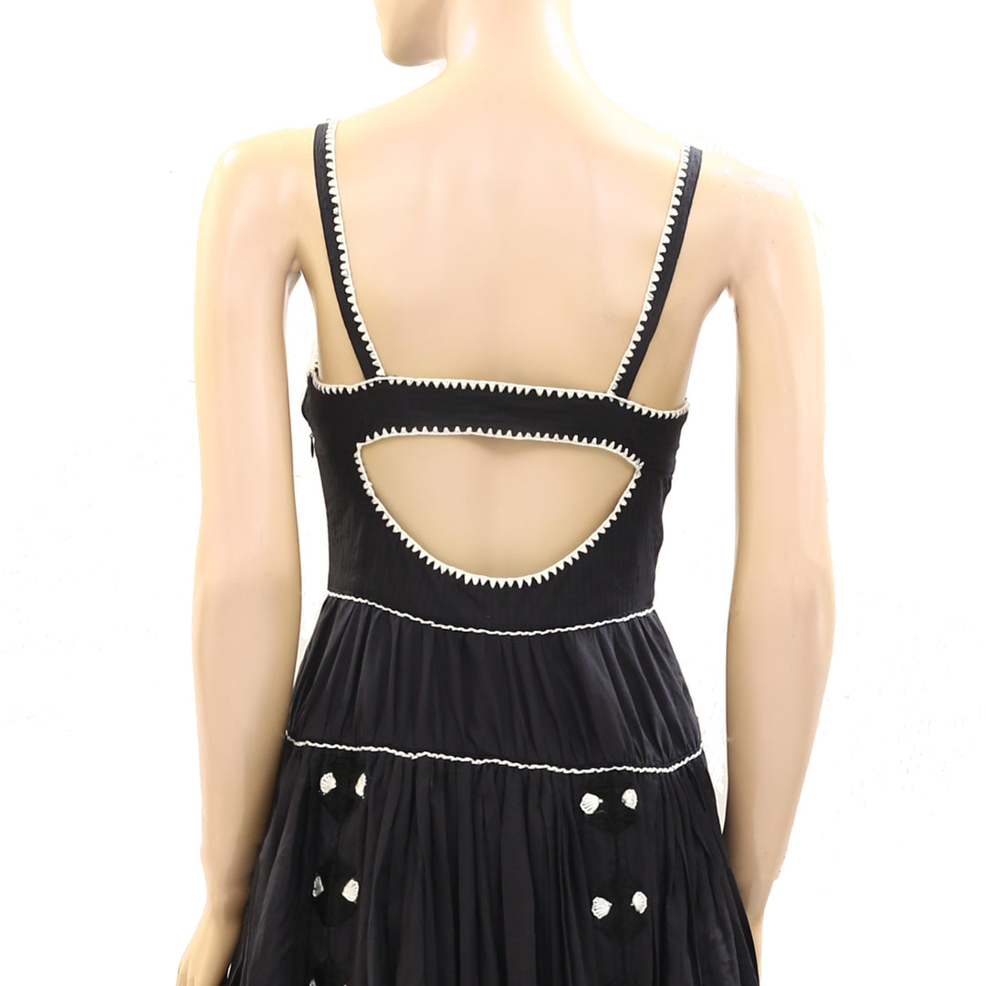 Ulla Johnson Embroidered Cutout Midi Dress White Chocolate Couture Ulla Johnson Embroidered Cutout Midi Dress White Chocolate Couture