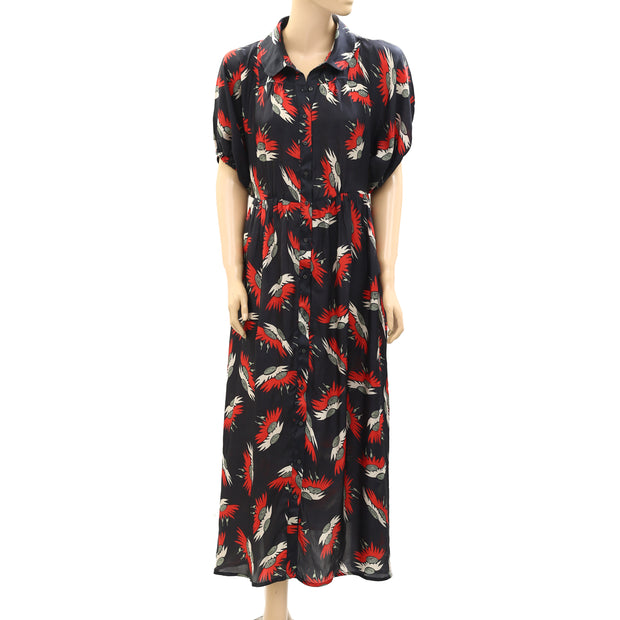 The Great Raven Shirt Midi Dress