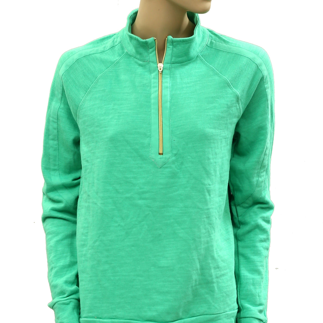 Lilly Pulitzer Luxletic Ashlee Half-Zip Pullover Top Sweatshirt