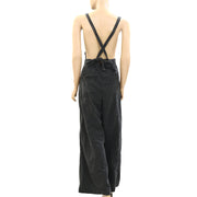 Free People Savannah Overalls Smocked Jumpsuit