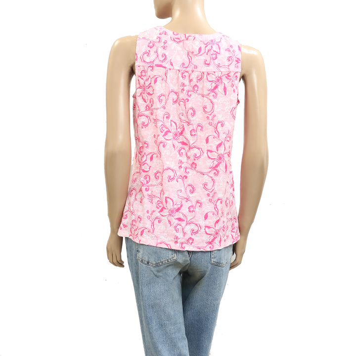 Lilly Pulitzer Dev Tank Blouse Top