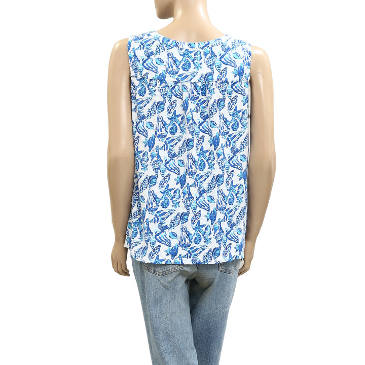 Lilly Pulitzer Dev Tank Blouse Top