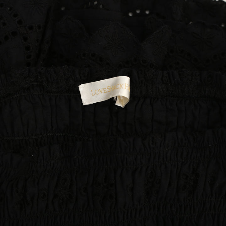 Loveshackfancy Eyelet Embroidery Mini Skirt