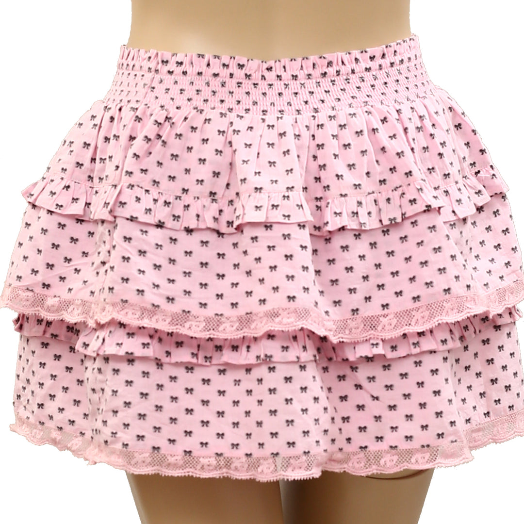 Loveshackfancy Ruffle Mini Skirt