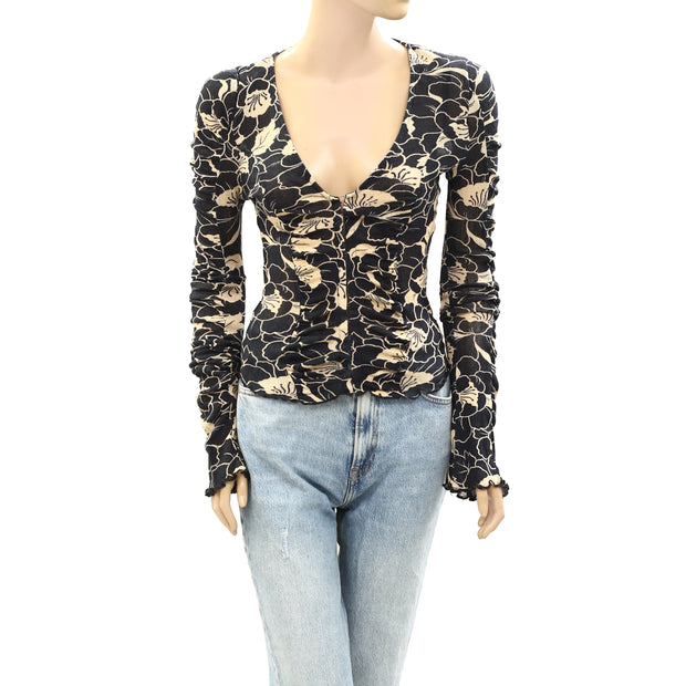 Free People Through The Meadow Blouse Top