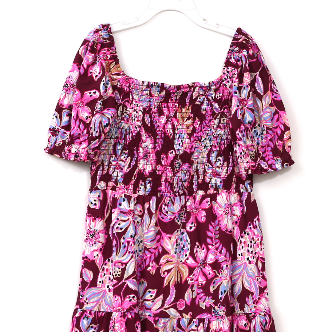 Lilly Pulitzer Girls Mini Jilly Sleeved Midi Dress