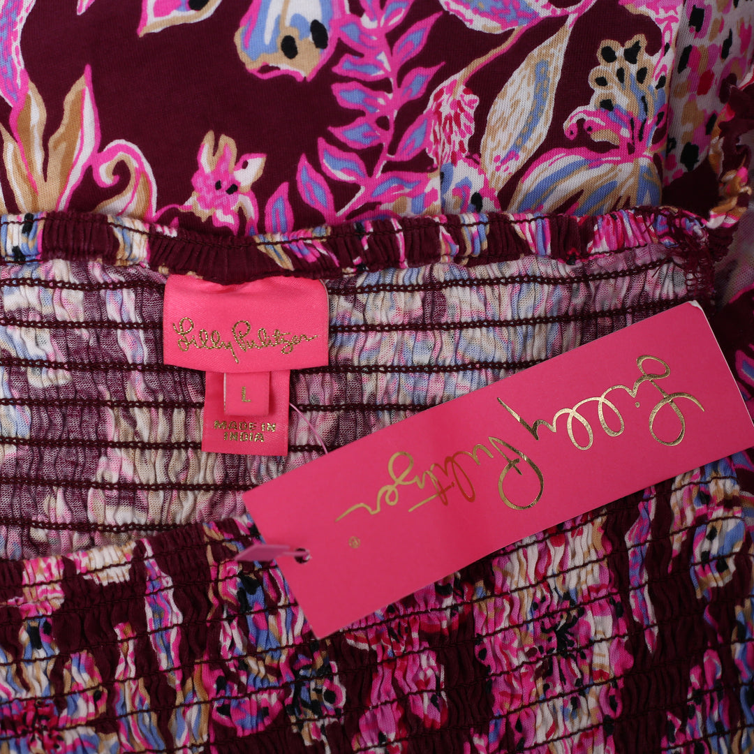 Lilly Pulitzer Girls Mini Jilly Sleeved Midi Dress