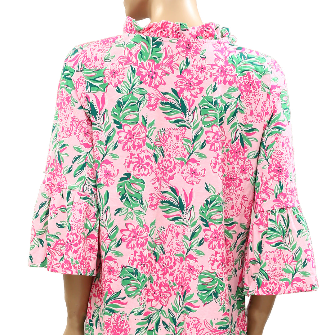 Lilly Pulitzer Hayes Conch Shell Ruffle Mini Dress
