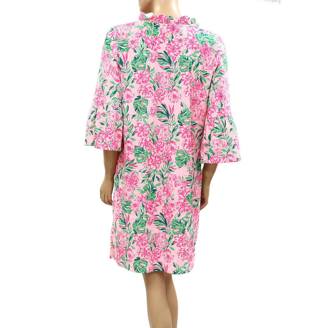 Lilly Pulitzer Hayes Conch Shell Ruffle Mini Dress