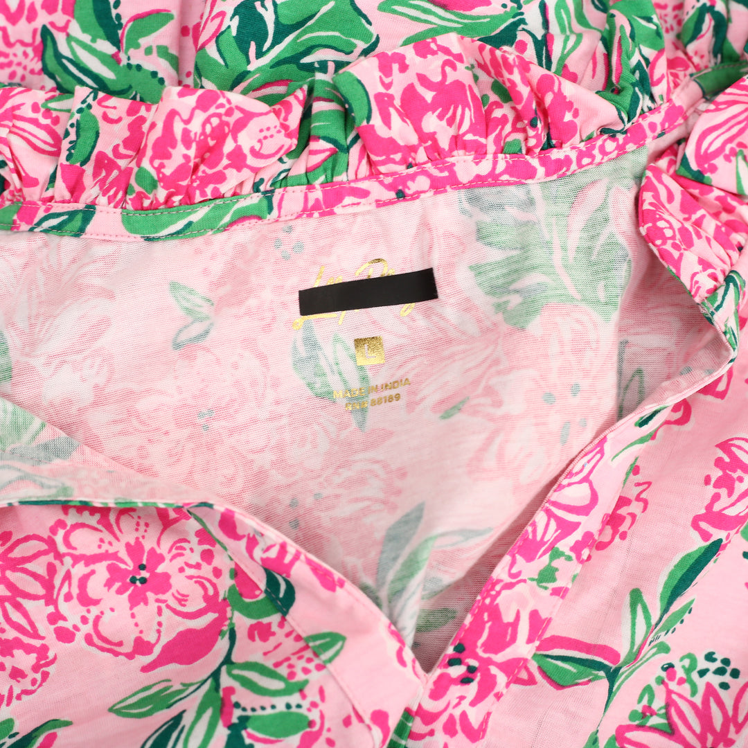 Lilly Pulitzer Hayes Conch Shell Ruffle Mini Dress