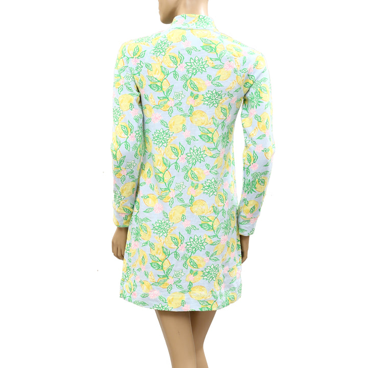 Lilly Pulitzer Ashlee Lemonade Print Mini Dress