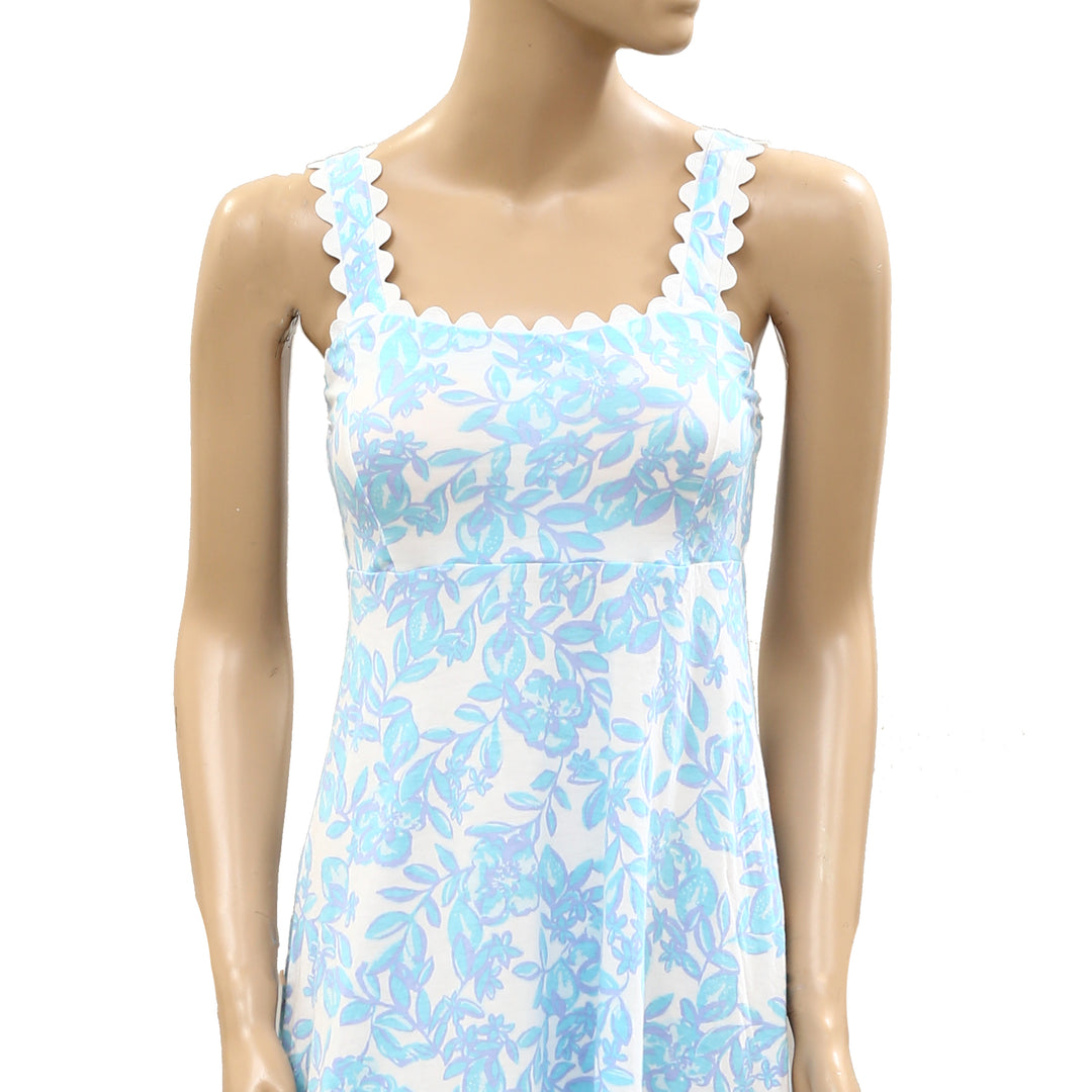 Lilly Pulitzer Dwyer Floral Print Swing Midi Dress
