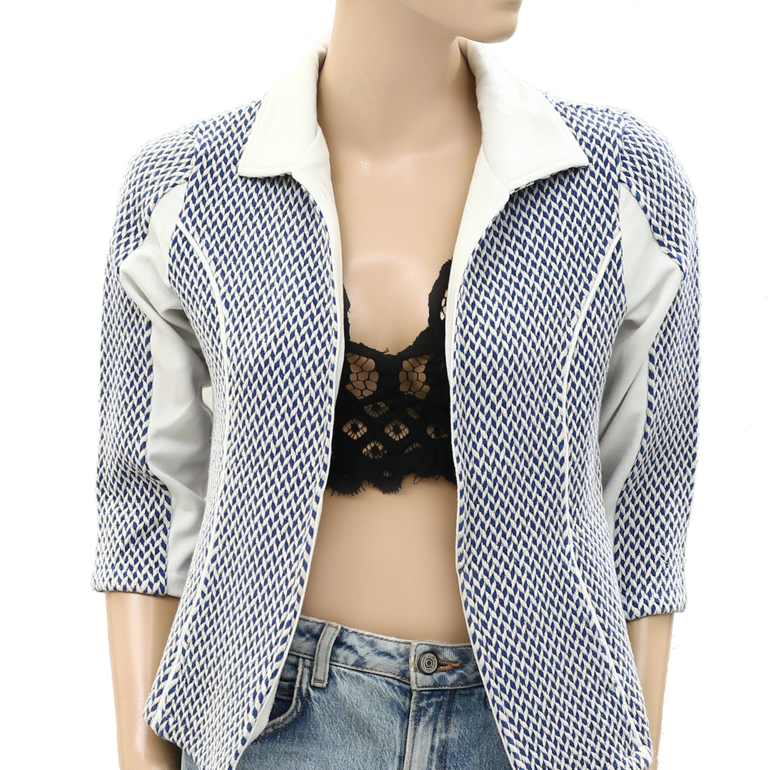 Free People Embroidered Jacket Top