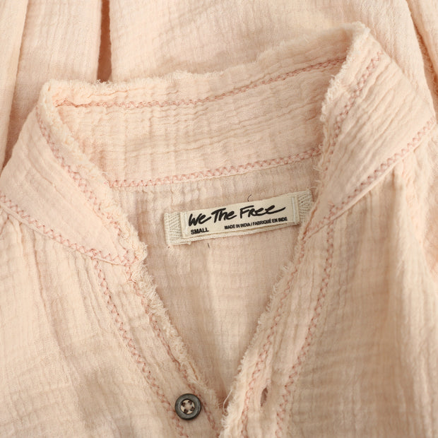 Free People We The Free Summer Daydream Buttondown Shirt Top