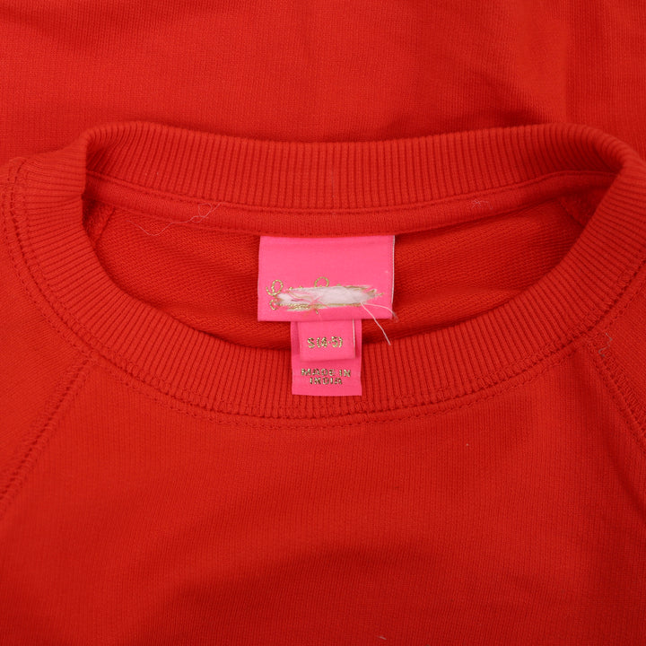 Lilly Pulitzer Girls Luxletic Mini Beach Comber Sweatshirt