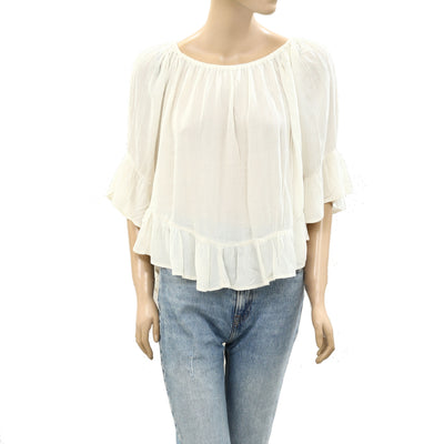 Denim & Supply Ralph Lauren Ruffle Tunic Top